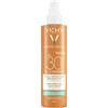 Vichy Capital Soleil Olio Solare Invisibile SPF30 200ml Protezione Viso Corpo Capelli