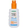 Garnier Ambre Solaire Sensitive Advanced Spray Protezione Solare SPF50+ Corpo per Bambini 150 ml