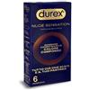 Durex Nude Sensation Preservativi In Nitrile Ultra Sottili Extra Lubrificati Regular 6 Pezzi