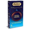 Durex Nude Sensation Preservativi In Nitrile Ultra Sottili Extra Lubrificati XL 6 Pezzi