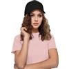 Ausing Giornaliero parrucca cappello cappello da baseball con capelli corti ricci parrucche Estensione dei capelli marrone scuro per le donne