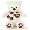 YunNasi Orso di Peluche Gigante Orsacchiotto Gigante Morbido Peluche Giganti Bianco XXL Bianca