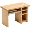 Tomaibaby Tavolo per computer in miniatura modello con tastiera e mouse in legno scrivania casa delle bambole accessori per fai da te foto mini decorazione per la casa