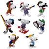 OPO 10 Lotto di 8 Figurine 6 cm, Pittore + Chitarrista + sciatore + Detective + Aviatore + atleta + Pescatore + Indiano / LSN2