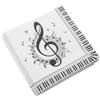 VALICLUD Tovaglioli di carta con note musicali quadrati, usa e getta, 40 pezzi, tovaglioli decorativi per feste di compleanno, decorazione da tavolo per gli amanti della musica, 33 x 33 cm