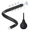 BDSMAGE Tubo flessibile per doccia con clistere, Doccia Clistere in Silicone, doccino anale per kit di pulizia Colonic Douche, Sex Toys per uomini donne coppie