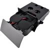 Dixhills Portabicchieri per cruscotto adatto per guida a destra, portacenere porta monete, portabicchieri per acqua potabile di ricambio per accessori auto Transporter T5 Codice articolo 7H285860130T