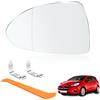 Rosedreamer Vetro specchietto retrovisore per Opel Corsa D 2006-2014 Corsa E 2014-2019 specchietto retrovisore esterno vetro lato conducente riscaldabile specchietto retrovisore esterno asferico auto specchietto