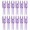 PATIKIL Frecce da Tiro con L'Arco Nocche 4.2mm, 12 Pezzi Inserti in Plastica Sostituzione Coda Frecce per Caccia Tiro Arco Composto Ricurvo, Trasparente Viola