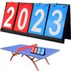 Hominas Tabellone Segnapunti da Tavolo 0-99 Cifre Portatili Flip Sport Scoreboard 2/3/4 Cifre per Pallacanestro pallavolo Ping-Pong