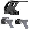 Gexgune Tactical Pistol Glock System Base Binario per Glock 17 18 19 Airsoft Gun Glock Accessori Supporto per Binario da Caccia (2 Colori opzionali)