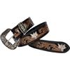 JF-Reitsport VM Western Sports Western Style Belt 32 pollici Cowboy Cowgirl Unisex, Nero, Nero