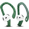 WC HookZ - Ganci sopra l'orecchio regolabili per AirPods 4 | Da Wicked Cushions | Nucleo malleabile per vestibilità su misura, sicuro e comodo, brevetto in corso | Emerald Tide