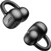 TOZO OpenEarRing Cuffie Bluetooth 5.1 Ultraleggere con IA Cancellazione del Rumore nelle Chiamate, 40 Ore di Autonomia, Schermo LED, Ricarica USB Tipo-C, Ideali per Sport, Viaggi e Lavoro, IPX5 Nero
