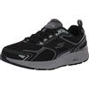 Skechers Go Run Consistent Performance Running & Walking Shoe, Scarpe Da Ginnastica Uomo, Black Silver Light, 43.5 EU