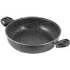 Home Stone Tegame Antiaderente con 2 Manici, Pietra, Antracite, 26 cm