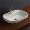 Scarabeo Glam lavabo da incasso, 181041BK, Glam bianco opaco [Lavabi > Lavabi da Incasso]