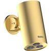 Mamoli Tuttodunpezzo soffione doccia con braccio doccia, 0000245H002G, Tuttodunpezzo ottone spazzolato [Rubinetteria Bagno > Soffioni Doccia]