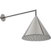 Mamoli Tuttodunpezzo soffione doccia con braccio doccia, 00000845002A, Tuttodunpezzo acciaio inox spazzolato [Rubinetteria Bagno > Soffioni Doccia]