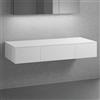 neoro n50 mobile con top La: 140,5 A: 24,5 P: 51,5 cm, 3 scomparti estraibili, BN0411WM+2#BN0410WM+BN0408WM, n50 [Mobili da Bagno > Mobili Lavabo]