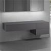 neoro n50 mobile La: 180 cm con 3 scomparti estraibili, BN0414GR+BN0421GR+BN0409GR, n50 [Mobili da Bagno > Mobili Lavabo]