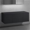 neoro n50 mobile con top La: 140,5 A: 48 P: 51,5 cm, 3 scomparti estraibili, BN0431BM+2#BN0430BM+BN0408BM, n50 [Mobili da Bagno > Mobili Lavabo]