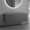 neoro n50 mobile La: 140 cm con 1 scomparto estraibile, BN0494GR+BN0408GR, n50 [Mobili da Bagno > Mobili Lavabo]