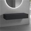 neoro n50 mobile con top La: 140,5 A: 24,5 P: 51,5 cm, 1 scomparto estraibile, BN0492BM+BN0408BM, n50 [Mobili da Bagno > Mobili Lavabo]
