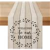 Miuyunya Runner da Tavolo Beige Esterni Moderno Lavabile 33x183 Vintage Runner Tavola Bianco Crema Estate Impermeabile Tovaglia Antimacchia Rettangolari Decorazione per Picnic Feste Cucina Matrimoni
