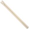AERZETIX - Set di 8 Cerniere lampo a spirale N°5 40cm separabili con cursore - in metallo nylon poliestere - colore beige chiaro - per cucito artigianato creazioni tessili