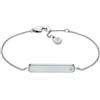 Fossil Sadie JF04929040 - Bracciale da donna in acciaio inossidabile, colore: argento