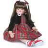 ZIYIUI 24 Pollici 60cm Bambole Reborn Femmina Baby Silicone Bambolotti Ragazza Bambole Originale Bella Realistiche Dolls Ragazze Appena nate Sveglia della Ragazza del Ragazzo Bambini Giocattolo