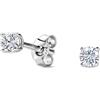 Miore 0.60CT Orecchini Argento con Moissanite, Orecchini in Argento Sterling da Donna per Lobi e Piercing, Gioielli in Argento Sterling 925 Ipoallergenici per Uomo e Donna, Custodia Gioielli Inclusa