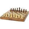 Sunrise Chess & Games Eleganti scacchi all'alba, Sunrise Chess Set di scacchi magnetici con scacchiera intarsiata da 30 cm: eleganza e mobilità per la migliore esperienza di gioco