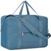 Narwey Bagaglio a Mano Easyjet 45x36x20 Borsone da Viaggio Grande Borsa da Cabina Pieghevole Borsa da Viaggio Borsa Sportiva per Weekend 30L(Blu Navy)