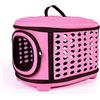 Easy Joy Trasportino Gatto Morbido Confortevole, Trasportino per Cani e Gatti, Gabbietta Morbida per Animali Domestici Ripiegabile, Borsa da Trasporto per Gatti Cani Piccoli (Rosa)