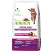 Natural Trainer Adult Sterilised con prosciutto crudo : Formato - 10kg.