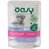 Oasy Bocconcini Adult Sterilized con salmone : Formato - 85gr.