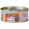 Monge Natural al vapore (tonno pinne gialle e salmone) : Formato - 80gr.