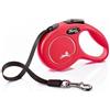 Flexi Guinzaglio New Classic con fettuccia XS : Colore - Rosso