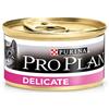Purina Pro Plan Delicate Mousse (Tacchino) : Formato - 85gr.
