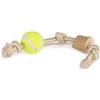 Camon Gioco con corda con legno di caffè e palla da tennis : Misura - 28cm.