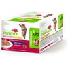 Natural Trainer Adult bocconcini multipack (pollo e salmone) : Formato - 85gr., Pezzi per confezione - 24