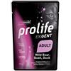 Prolife Exigent Adult Cat Umido (Cinghiale, Quaglia e Anatra) : Formato - 85gr.