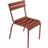 Fermob - Sedia impilabile Luxembourg - Rosso - Alluminio laccato - Designer Frédéric Sofia