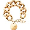 ICE-WATCH ICE - Jewellery - Chain Bracelet - Gold - Bracciale in maglia XL da donna con medaglia d'oro (021191)