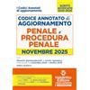 Neldiritto Editore Codice di aggiornamento di diritto penale e procedura penale annotato. Novembre 2025 per l'esame di Avvocato 2025-2026