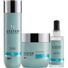 System Professional Balance Shampoo B1+Balance Mask B3+Energy Serum 250+200+100ml - kit capelli