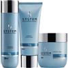 System Professional Hydrate Shampoo H1+Conditioner H2+Mask H3, 250+200+200ml - kit idratante capelli