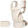Ergobaby Omni Deluxe - Marsupio per neonati fino a 20 kg, ergonomico 4 posizioni in lino, sistema da viaggio, in lino naturale